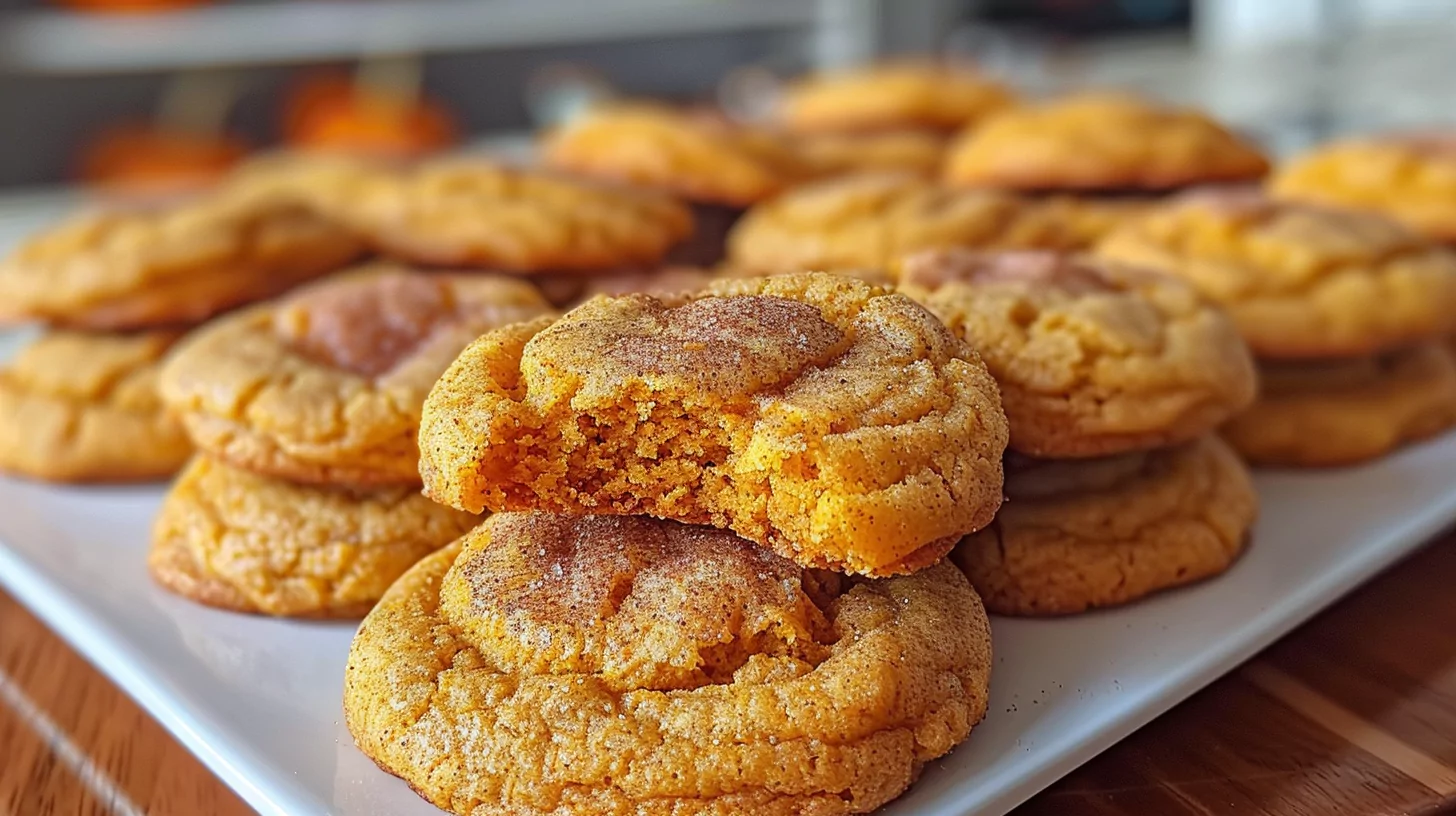 Soft Pumpkin Snickerdoodles