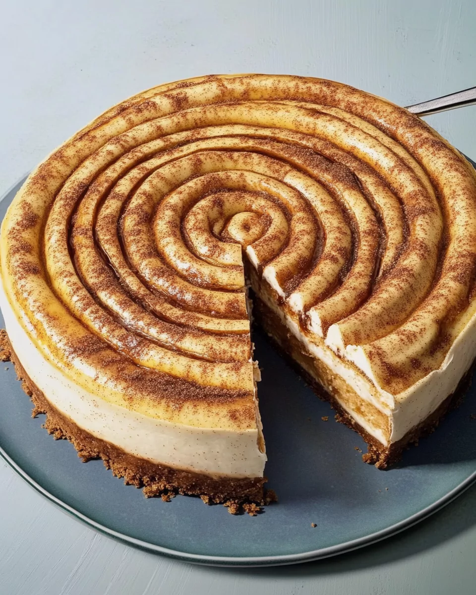 Cinnamon Roll Cheesecake