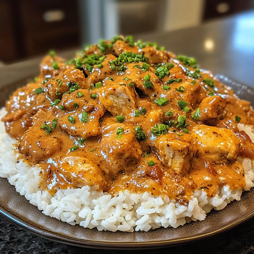 Smothered Chicken and Rice