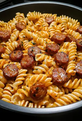 Cajun Sausage and Garlic Butter Pasta