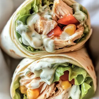 Flavorful Rotisserie Chicken Wraps