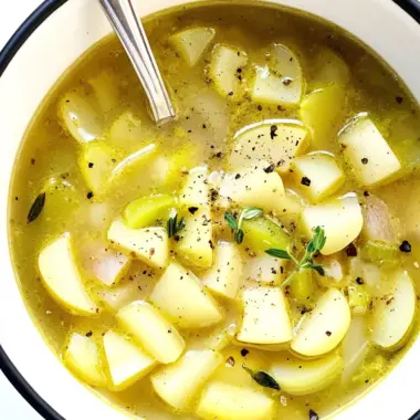 Rustic Potato Leek Soup