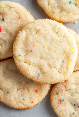 {3-Ingredient} Easy Sugar Cookies