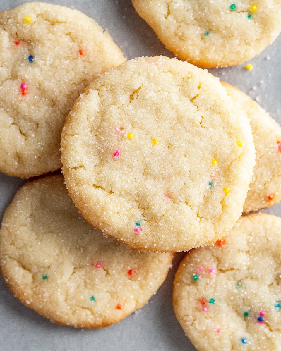 {3-Ingredient} Easy Sugar Cookies