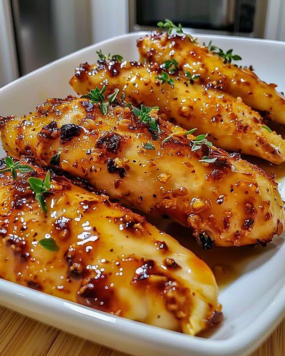 Air Fryer Honey Butter Garlic Chicken Tenders