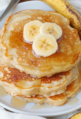 Brown Sugar Banana Pancakes