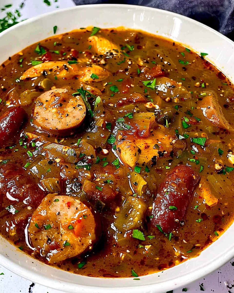 Cajun Chicken and Sausage Gumbo