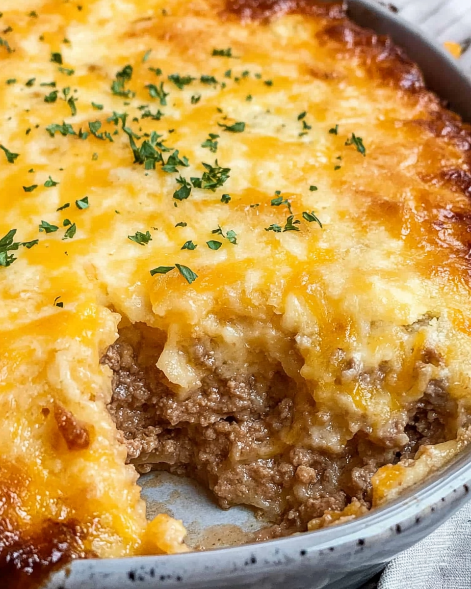 Cheddar Bay Ground Beef Cobbler