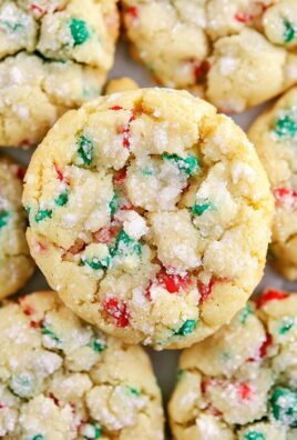 Christmas Gooey Butter Cookies