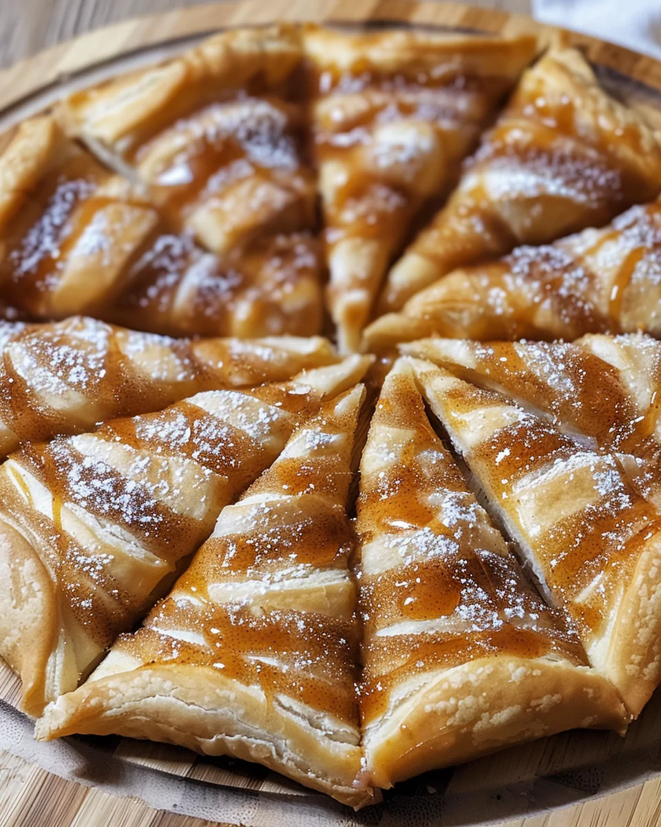 Cinnamon-Sugar Crescent Roll Pizza