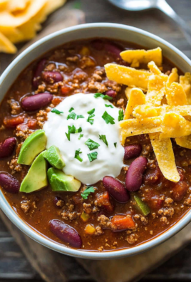 Classic Slow Cooker Chili