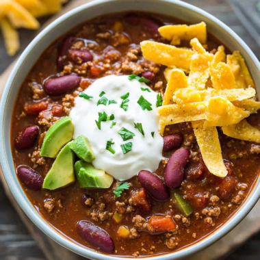 Classic Slow Cooker Chili