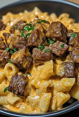 Creamy Honey Buffalo Steak Pasta Bake