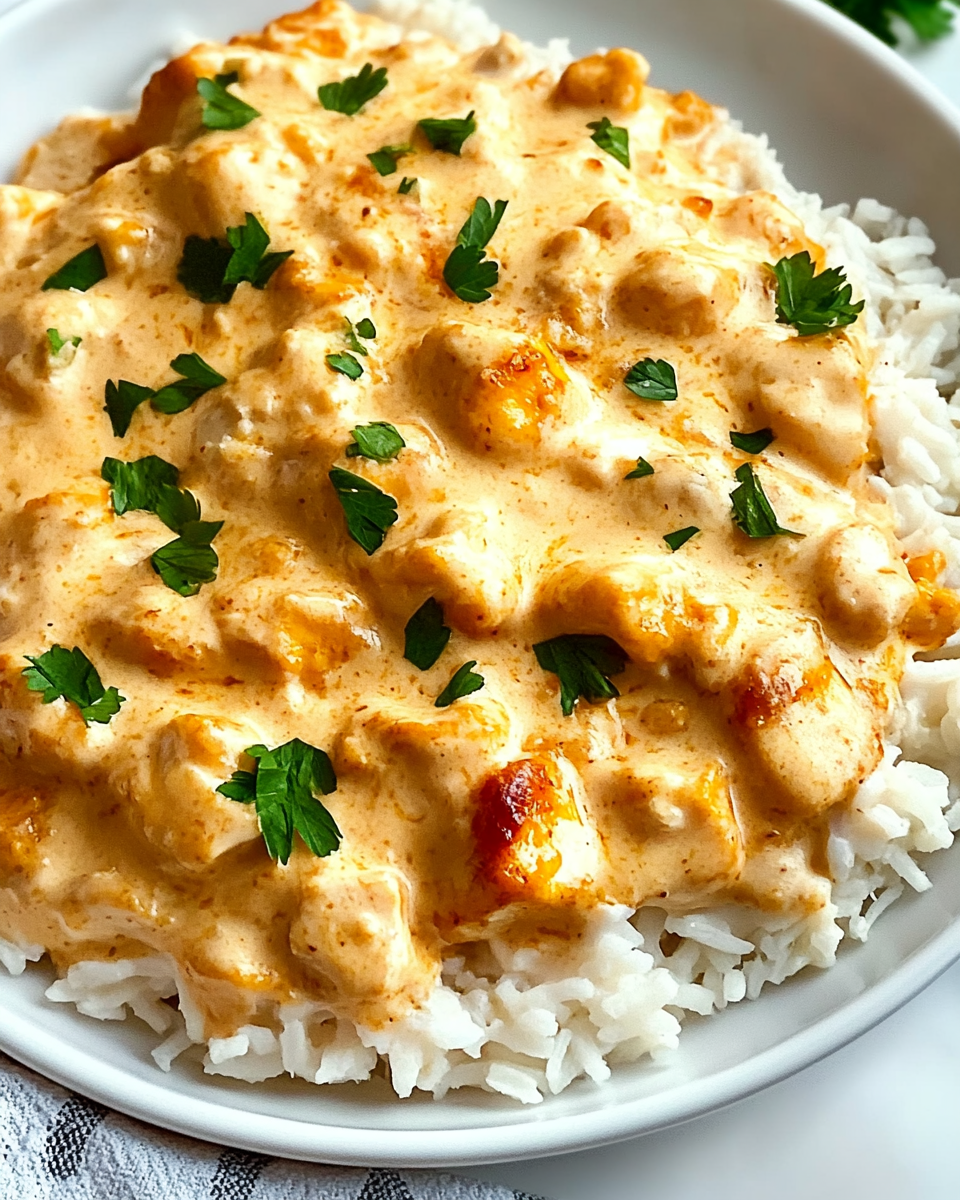 Creamy Smothered Chicken and Rice