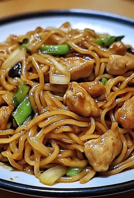 Garlic Chicken Lo Mein