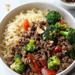 Ground Beef and Broccoli