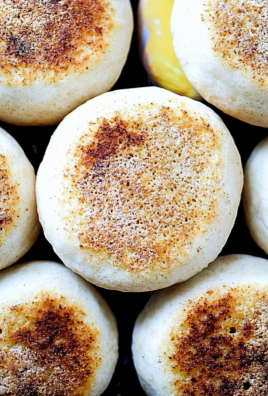 Homemade Sourdough English Muffins