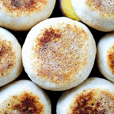 Homemade Sourdough English Muffins