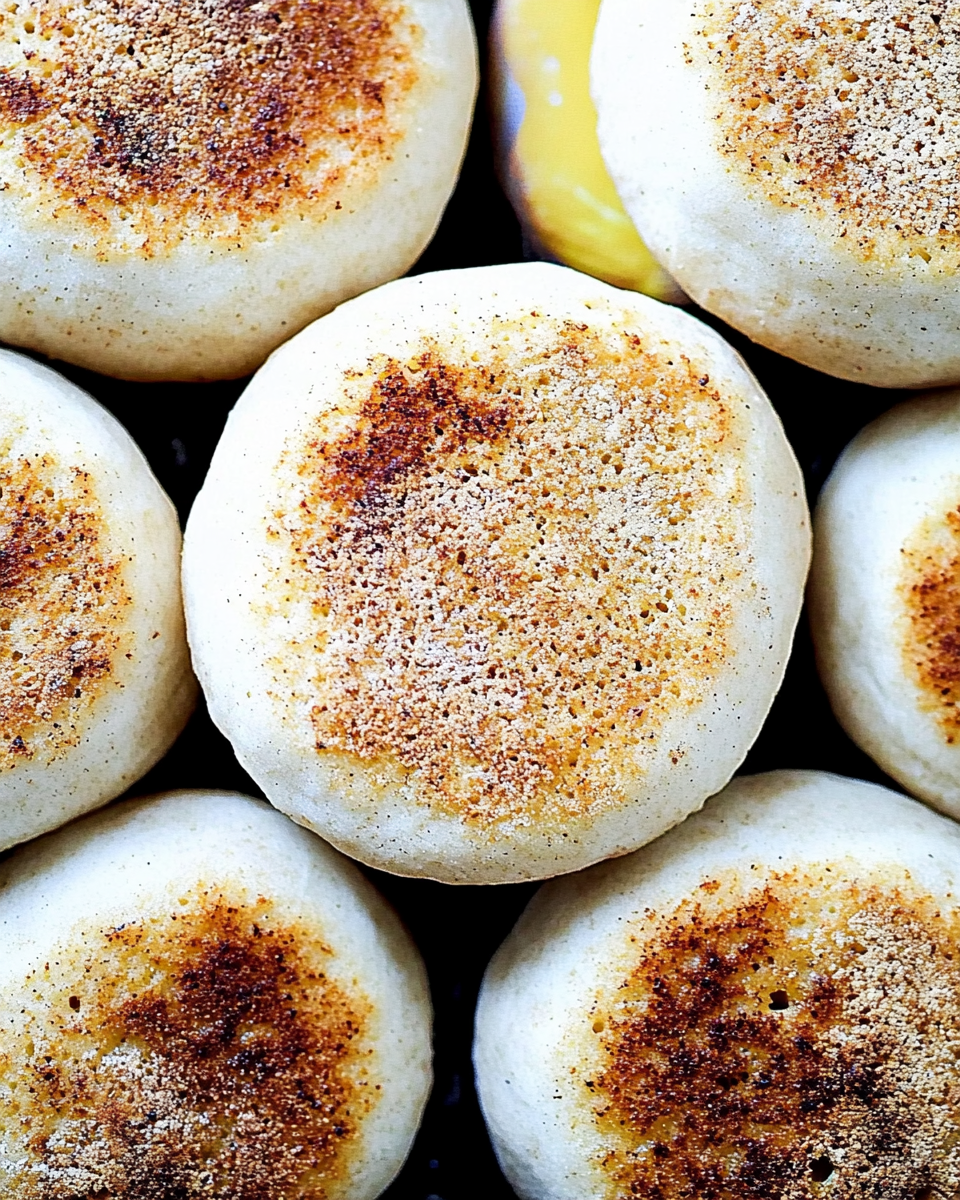 Homemade Sourdough English Muffins