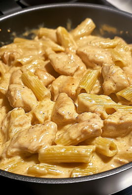 One-Pot Creamy Honey Garlic Chicken Rigatoni