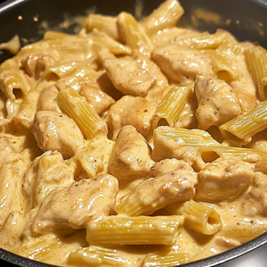 One-Pot Creamy Honey Garlic Chicken Rigatoni