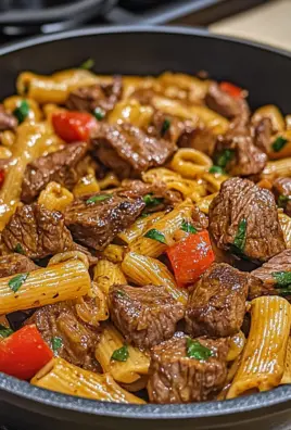 One-Pot Zesty Steak Pasta