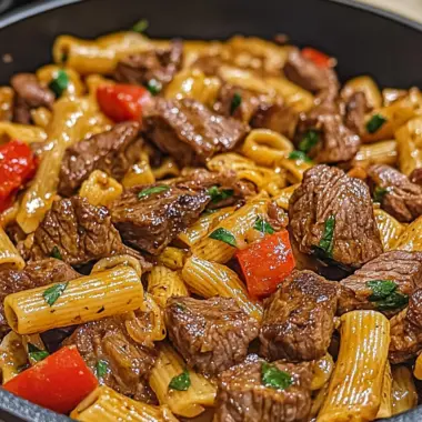 One-Pot Zesty Steak Pasta