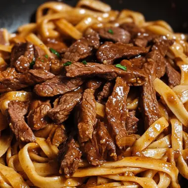 One-Skillet Spicy Honey BBQ Steak Pasta Recipes