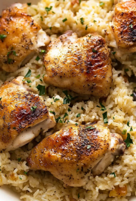 Oven-Baked Chicken and Rice