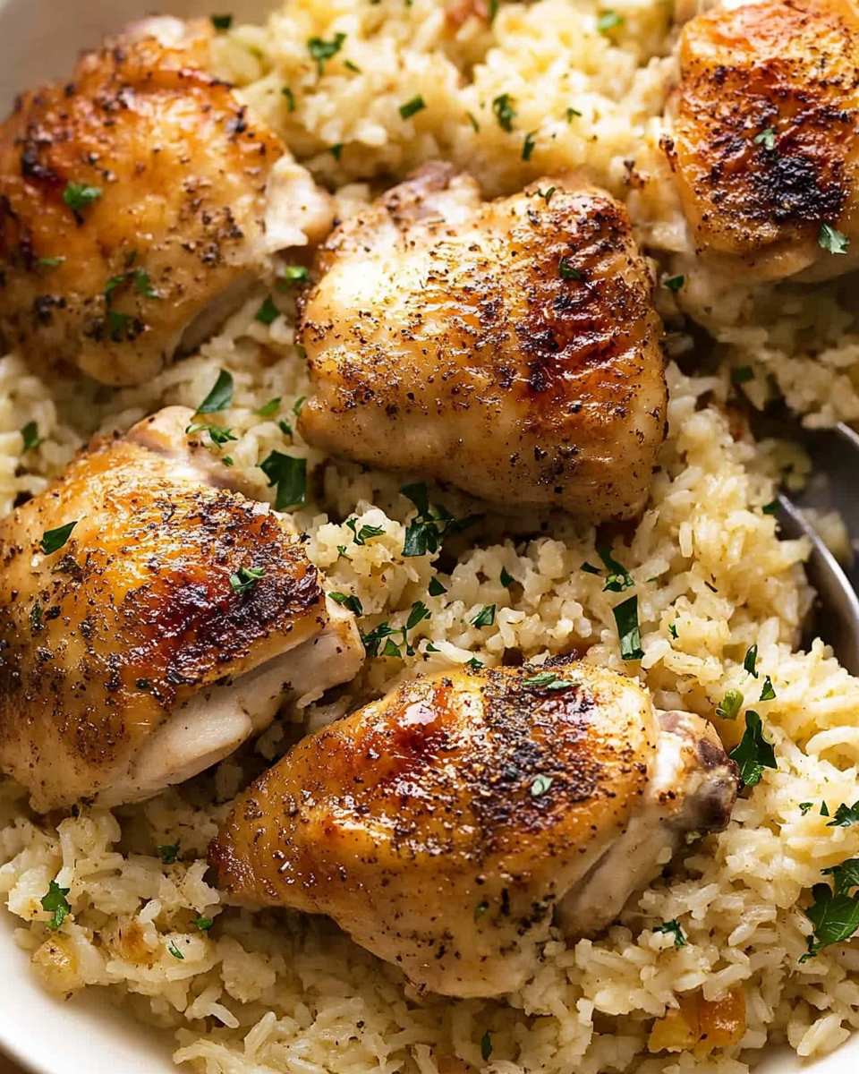 Oven-Baked Chicken and Rice