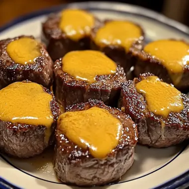 Texas Roadhouse-Inspired Cheesy Butter Steak Bites