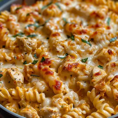 Creamy Cajun Chicken Pasta Bake