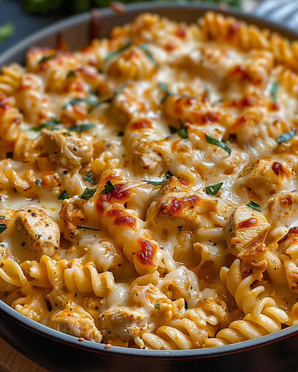 Creamy Cajun Chicken Pasta Bake