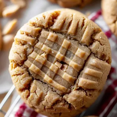 Thick and Chewy Peanut Butter Cookies