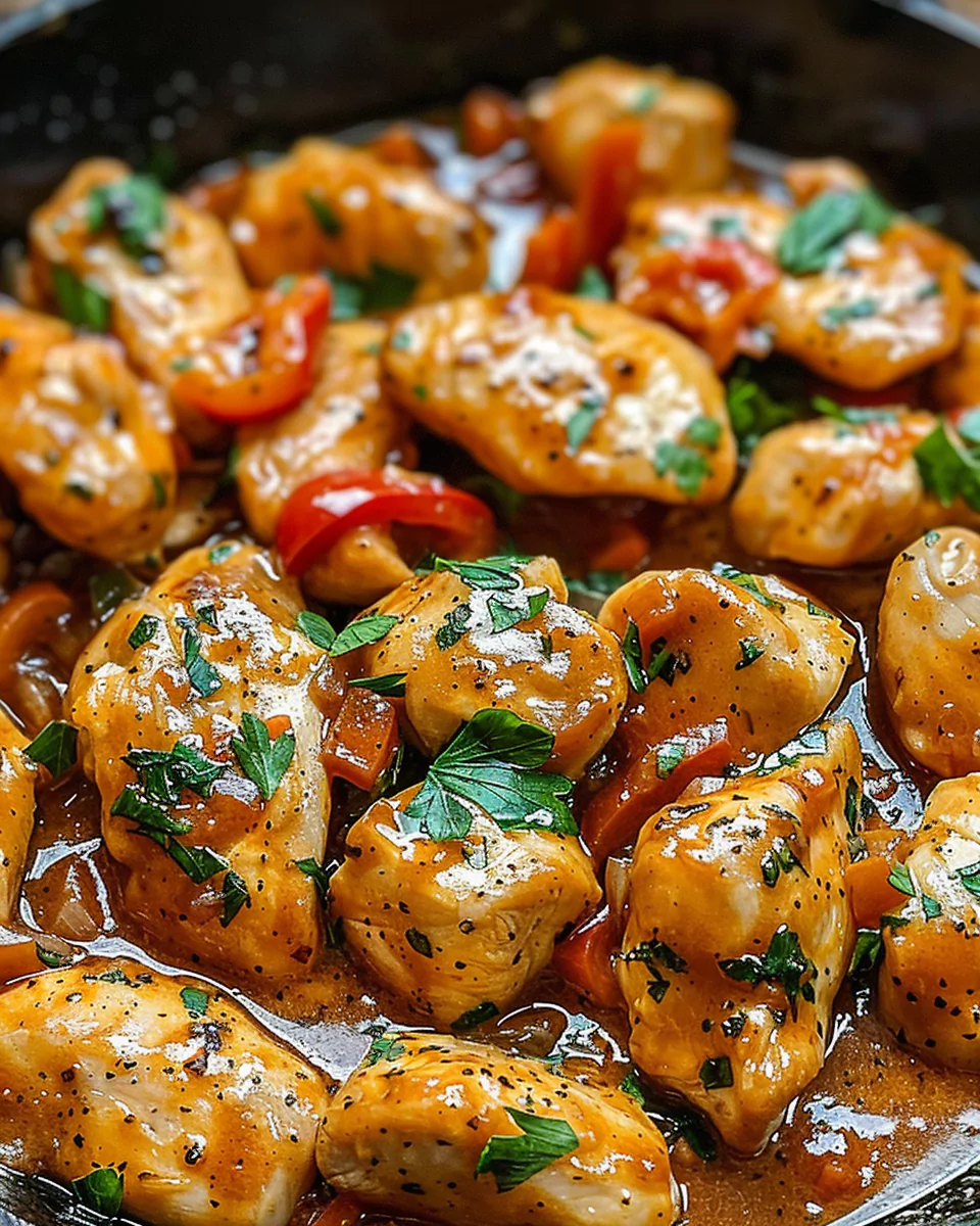 Creamy Texas Roadhouse Butter Chicken Skillet