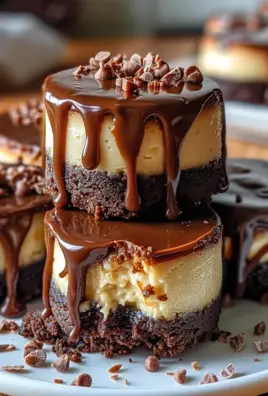 Chocolate Caramel Cheesecake Bites