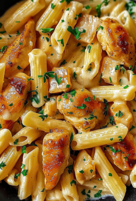 Creamy Honey Garlic Chicken Rigatoni