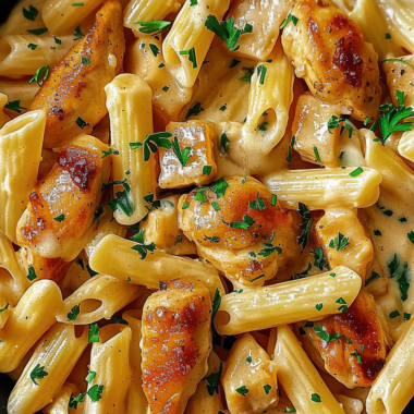 Creamy Honey Garlic Chicken Rigatoni