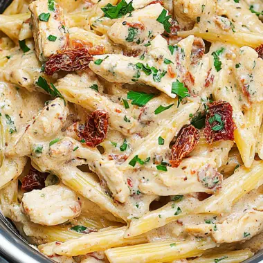 Creamy Sun-Dried Tomato Chicken Pasta