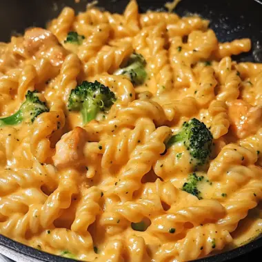 Cheesy Ranch Chicken and Broccoli Pasta Skillet