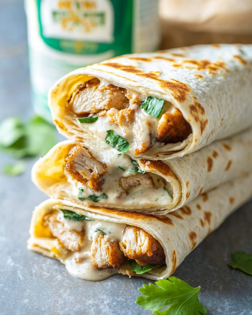 Chicken Ranch Wraps