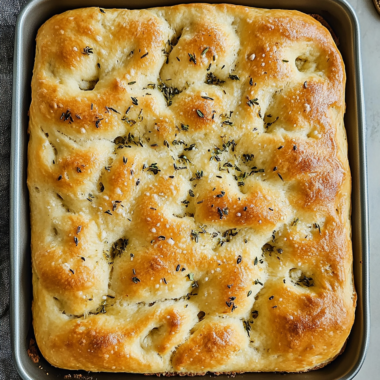 Easy Homemade Focaccia Bread