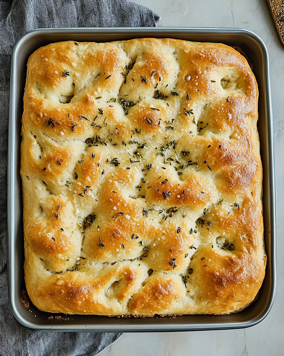 Easy Homemade Focaccia Bread