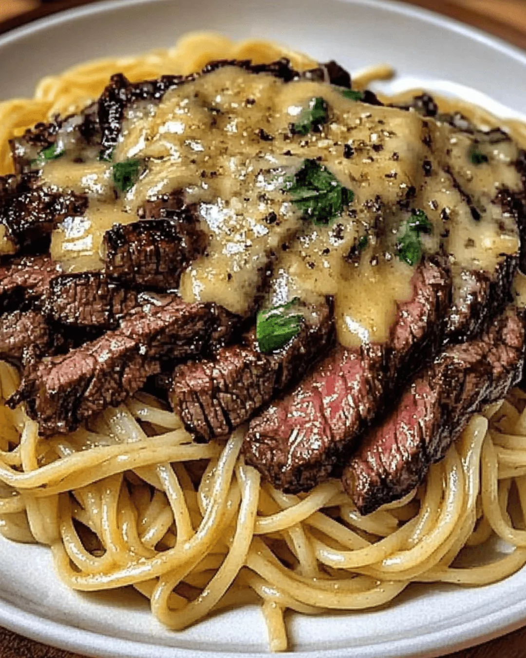 Garlic Butter Steak Lightning Noodles