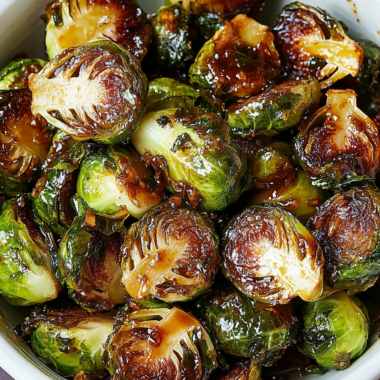 Honey Balsamic Brussels Sprouts