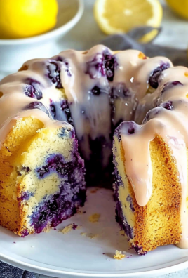 Lemon Blueberry Pound Cake