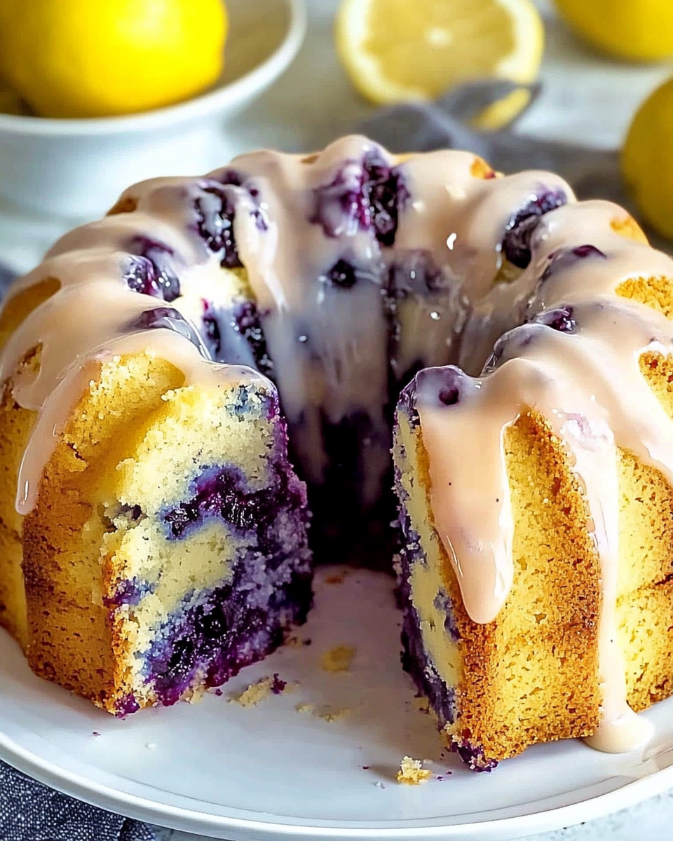 Lemon Blueberry Pound Cake