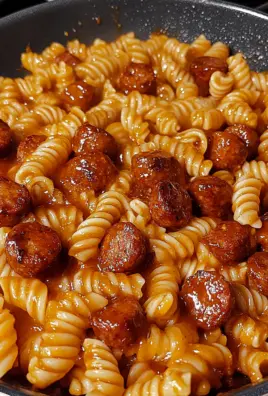 One-Pot Bold Honey BBQ Sausage Pasta