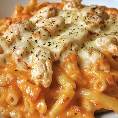 One-Pot Chicken Parmesan Mac & Cheese