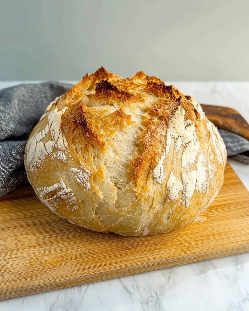 Quick and Easy No-Knead Bread